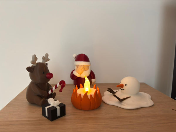 Kerstdecoratie voor op kantoor of werkplek
