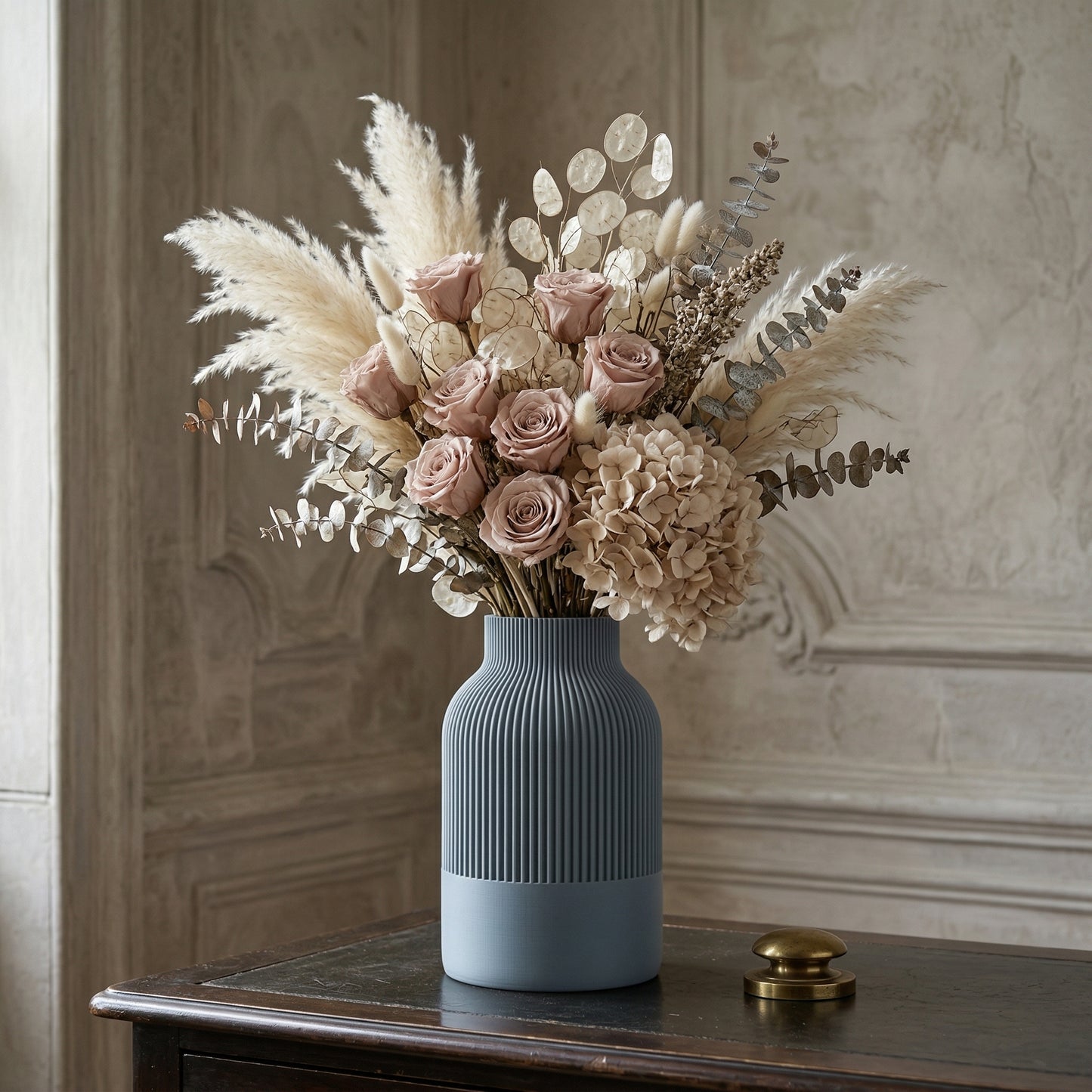 Japandi Vaas Droogbloemen 22 cm