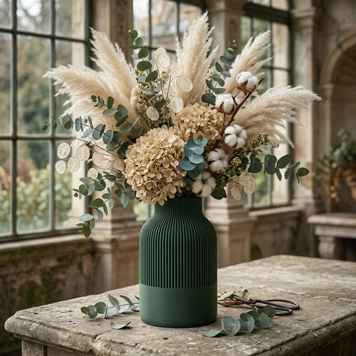 Japandi Vaas Droogbloemen 22 cm