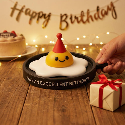 Lustiges Geburtstagsgeschenk Spiegelei Eggcellent Birthday Geschenk für Freundin Deko Büro