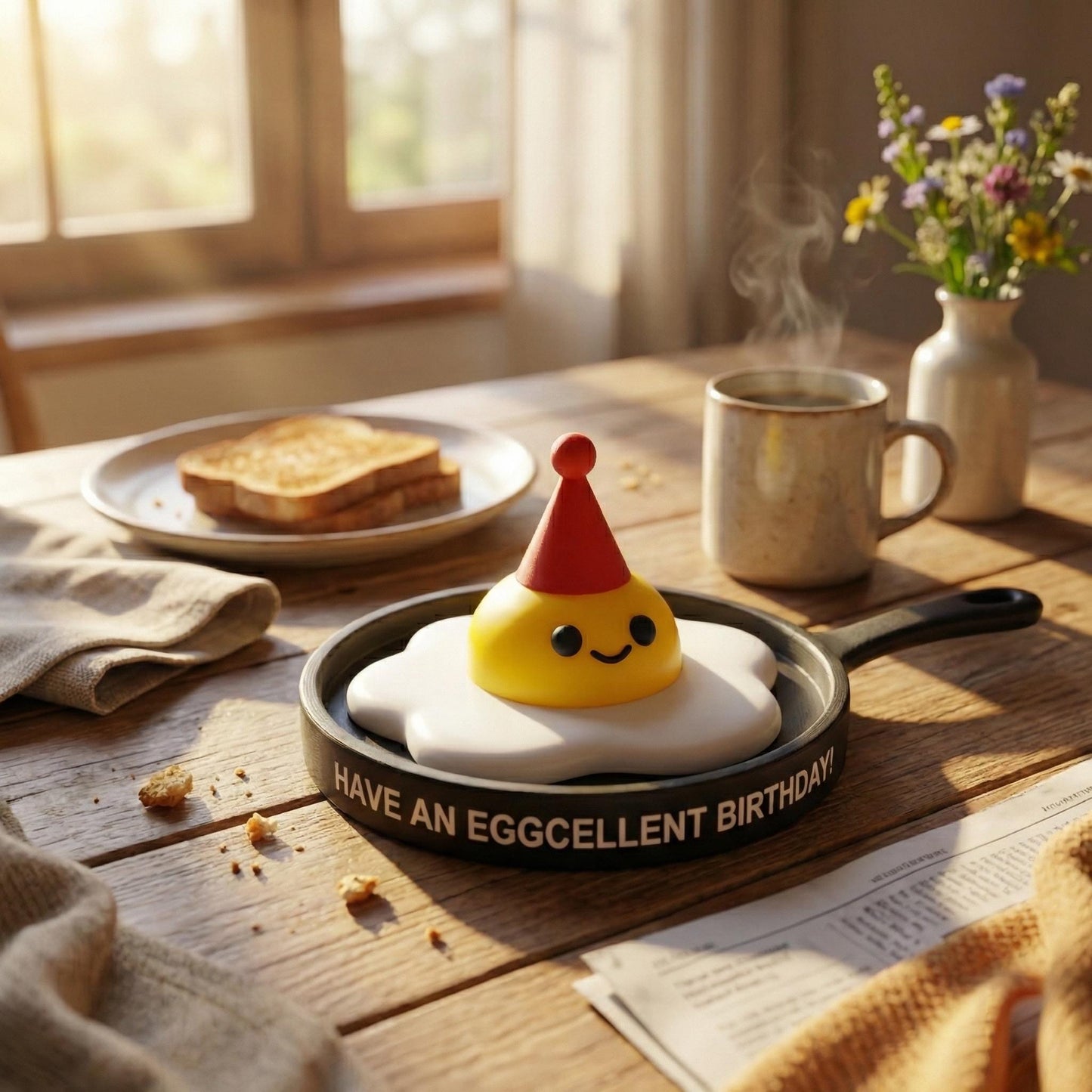 Lustiges Geburtstagsgeschenk Spiegelei Eggcellent Birthday Geschenk für Freundin Deko Büro