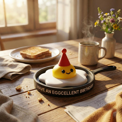 Lustiges Geburtstagsgeschenk Spiegelei Eggcellent Birthday Geschenk für Freundin Deko Büro