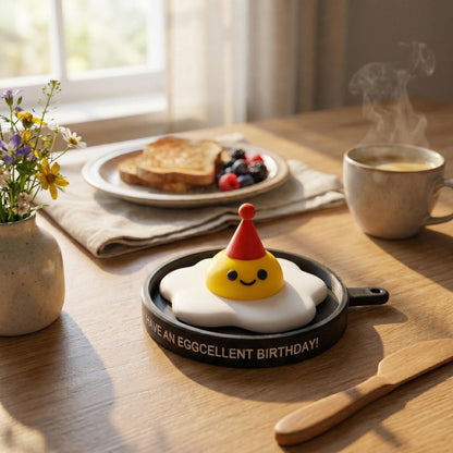 Lustiges Geburtstagsgeschenk Spiegelei Eggcellent Birthday Geschenk für Freundin Deko Büro