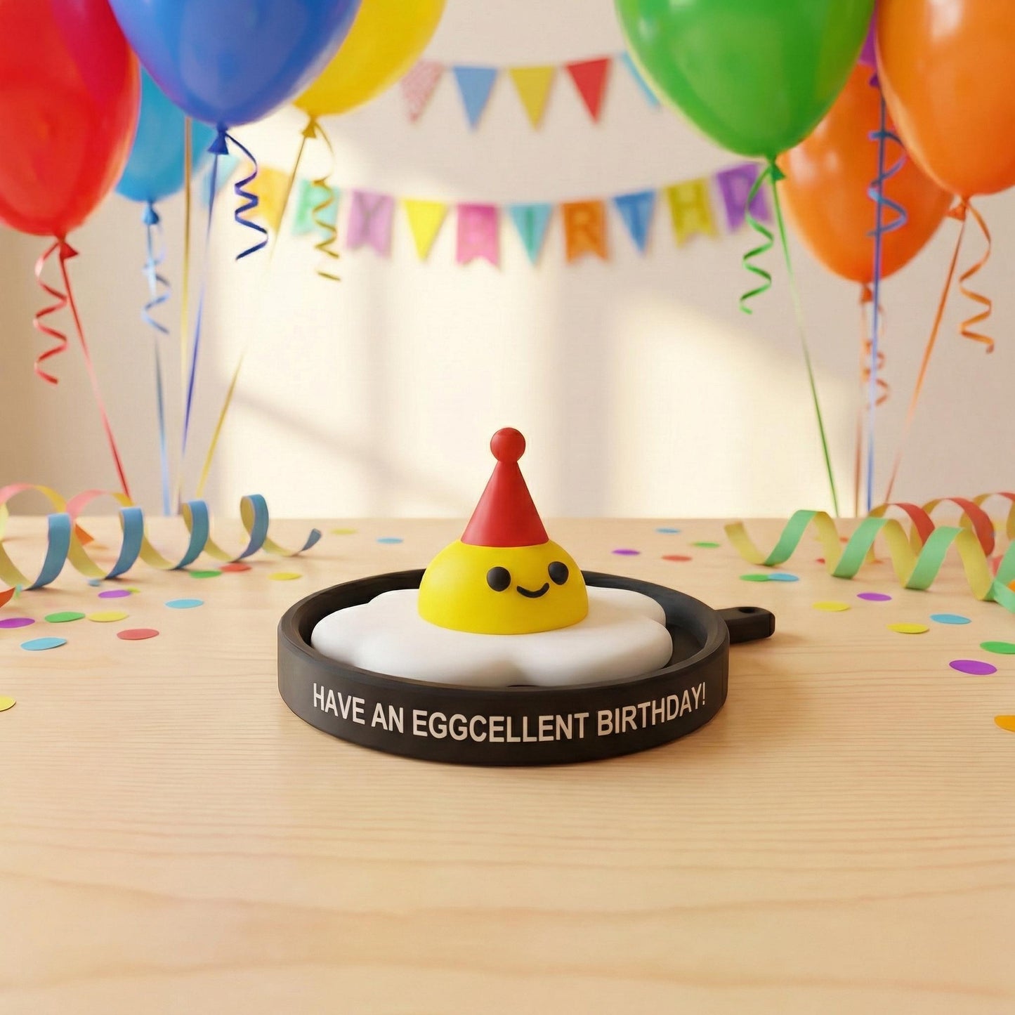 Lustiges Geburtstagsgeschenk Spiegelei Eggcellent Birthday Geschenk für Freundin Deko Büro